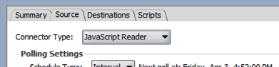 Source tab showing JavaScript Reader